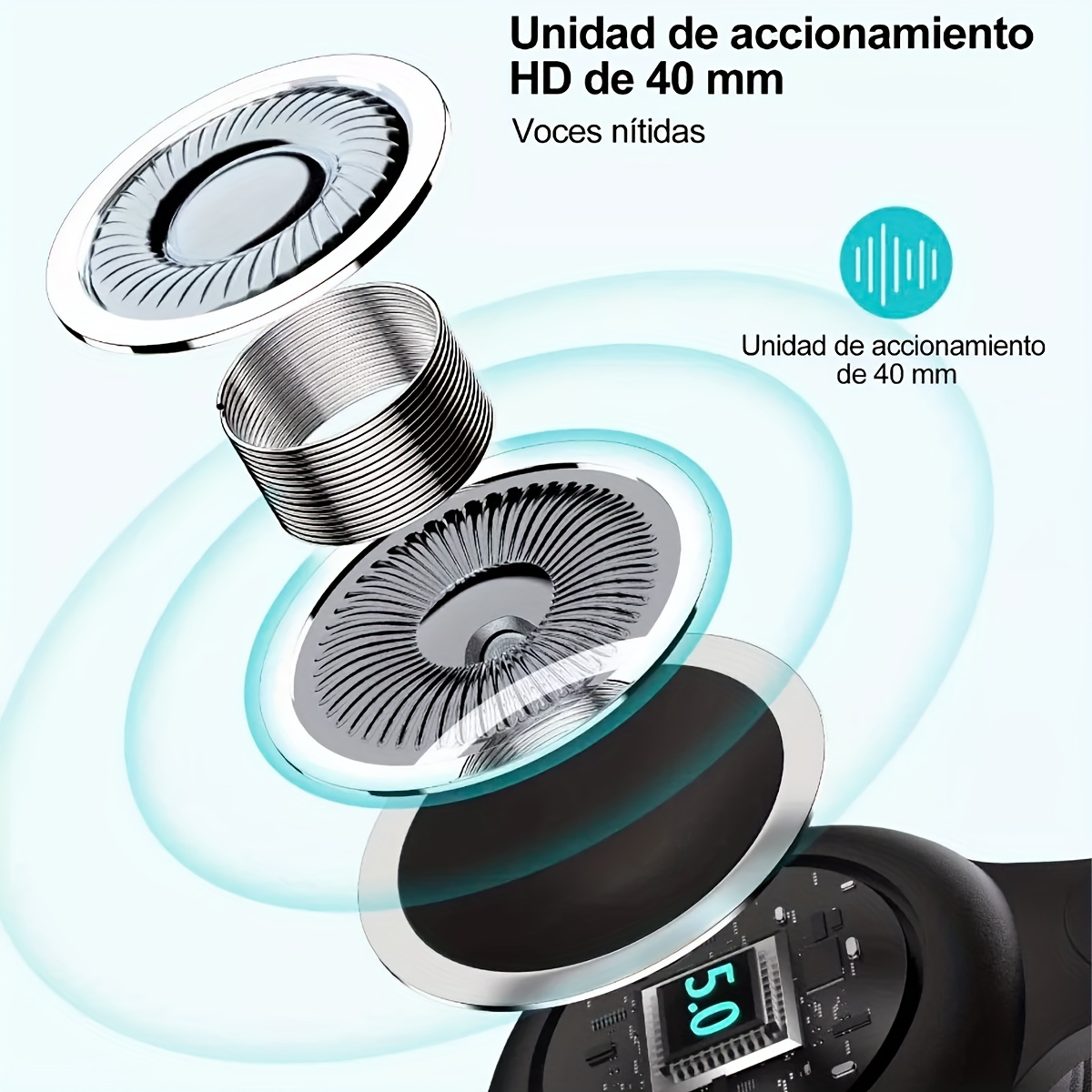 1 Unidad Equipada Auriculares Estéreo Hifi Auriculares - Temu Chile