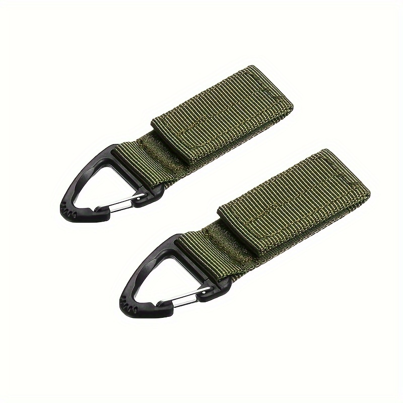 2PCS Military Tactical Hanging Buckle Molle Nylon Webbing Belt