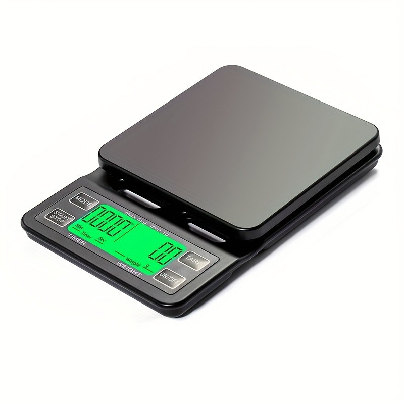 3KG 5KG Digital Coffee Baking Scale with Timer Easy to Use