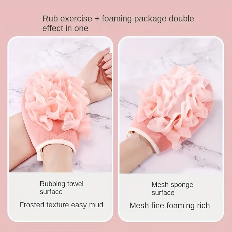 Dual Sided Exfoliating Gloves for Body Scrubbing