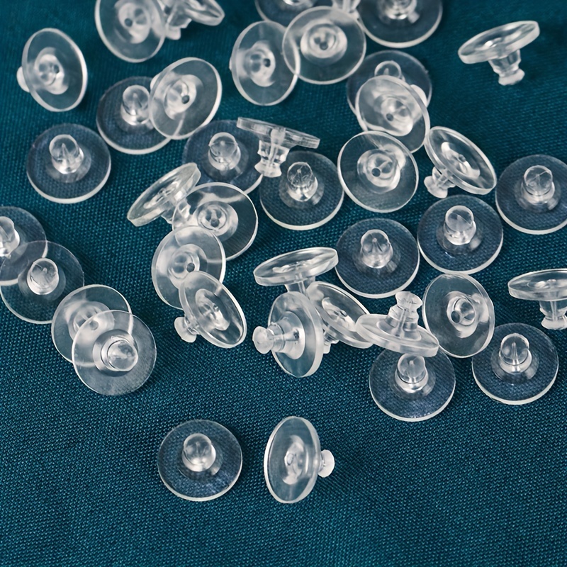 Silicone Earring Backs, Hypoallergenic Soft Earring Stoppers, Clear Earring  Backing Replacement For Stud Post Fishhook Earrings - Temu