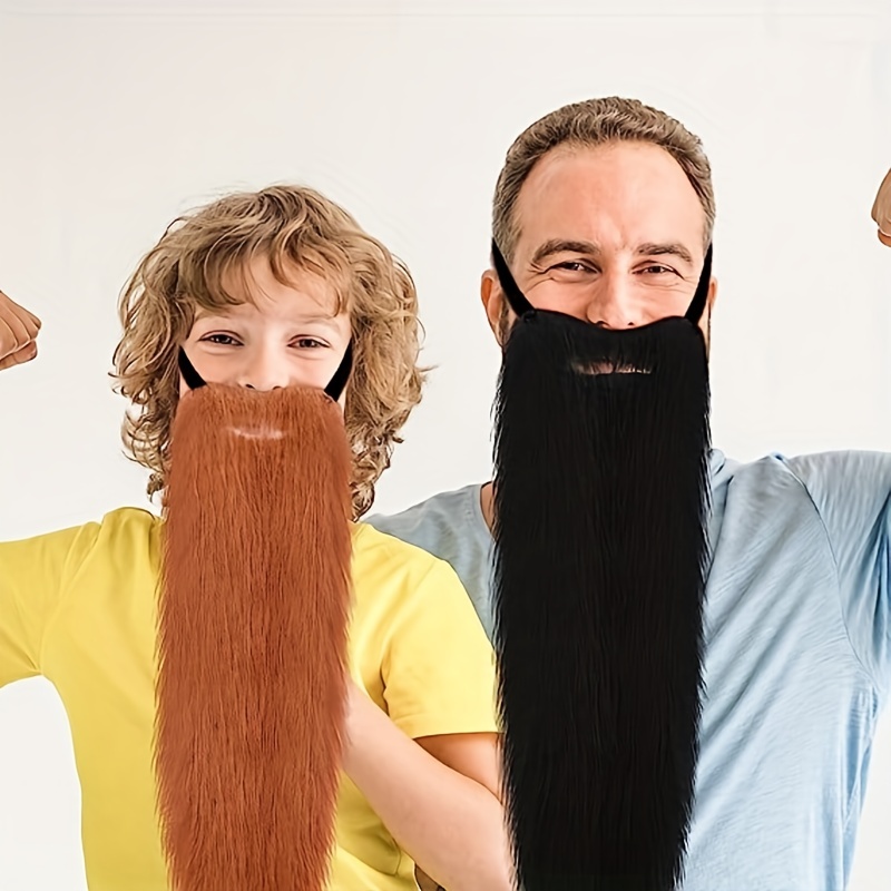 4 Sets Dwarf Beard Holy Costume Gnome Beards for Crafting Fake