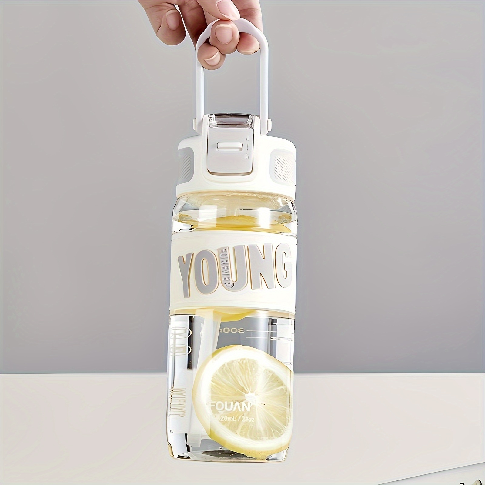 26oz BPA-Free Water Bottle with Straw & Carry Handle for Travel & Gym