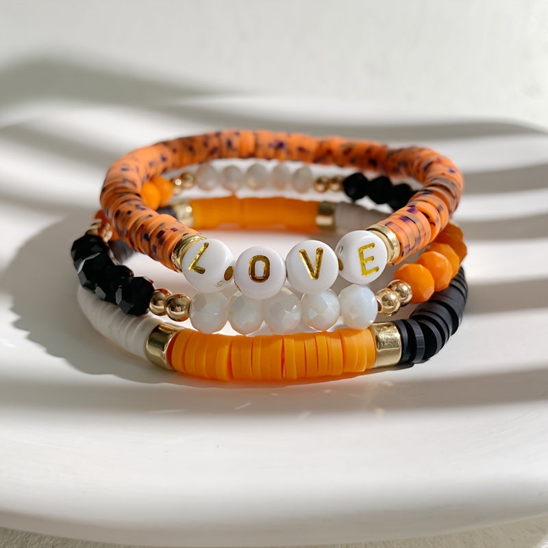 Coffee Bracelets For Women Bracelets Making Kit Clay Beads - Temu