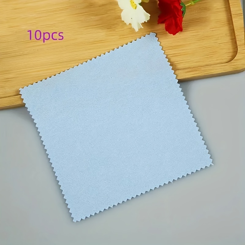10pcs Silver Cleaning Cloth, Silverware Maintenance Cloth, Jewelry
