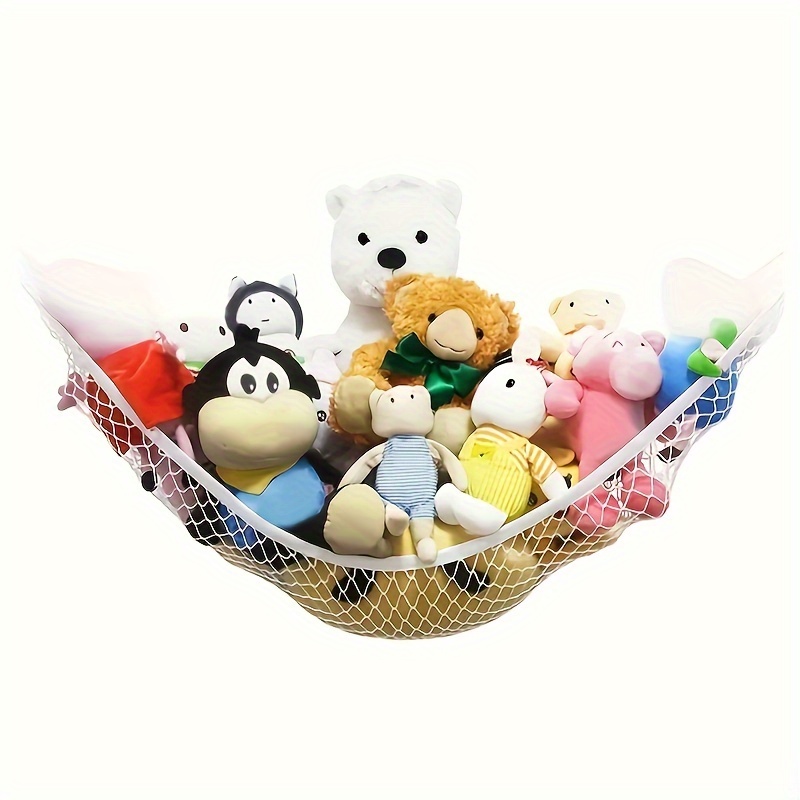Large Boho Stuffed Toys Net With Tassel Hooks Corner Hanging - Temu