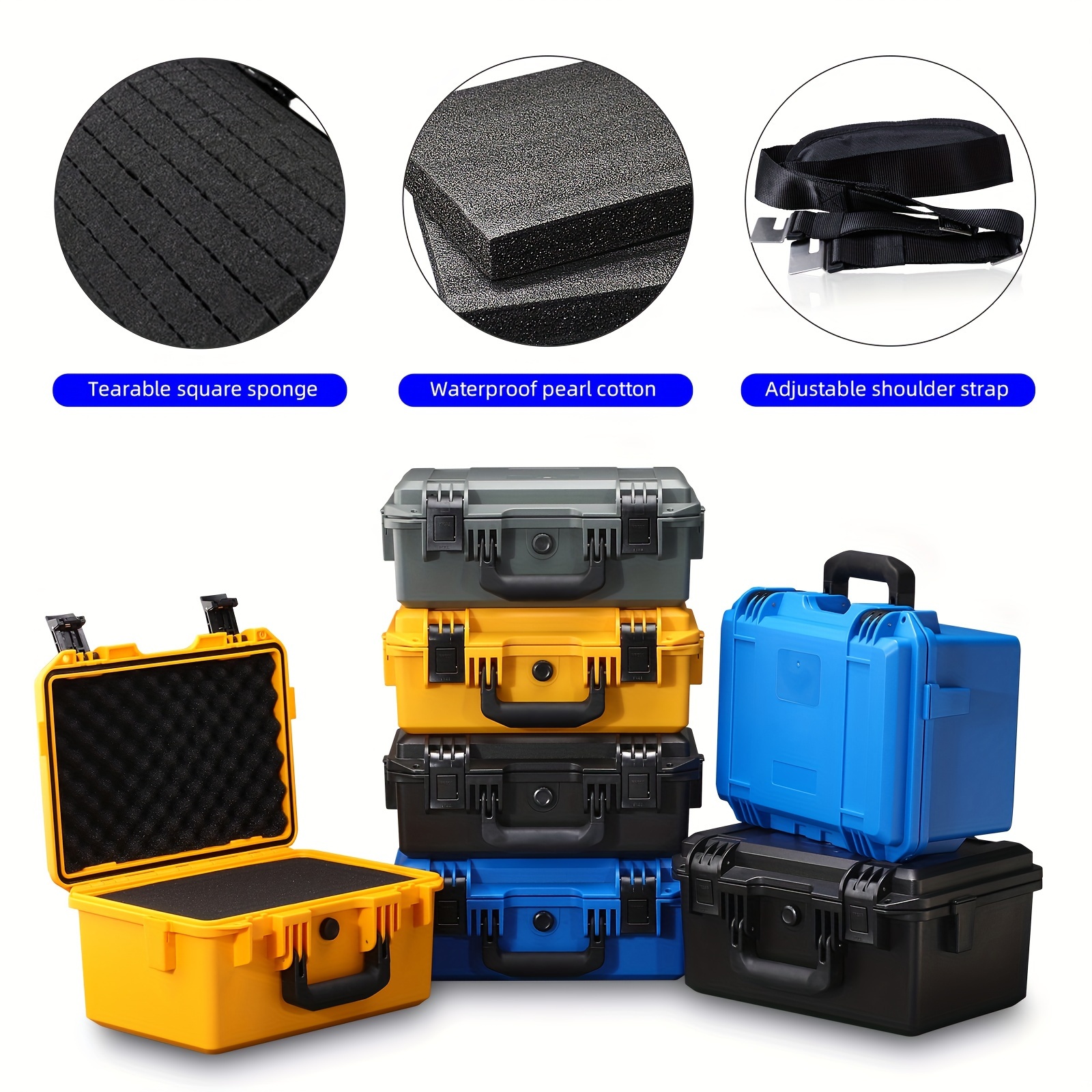 Plastic Small Toolbox Waterproof Case Tool Box Organizer Box