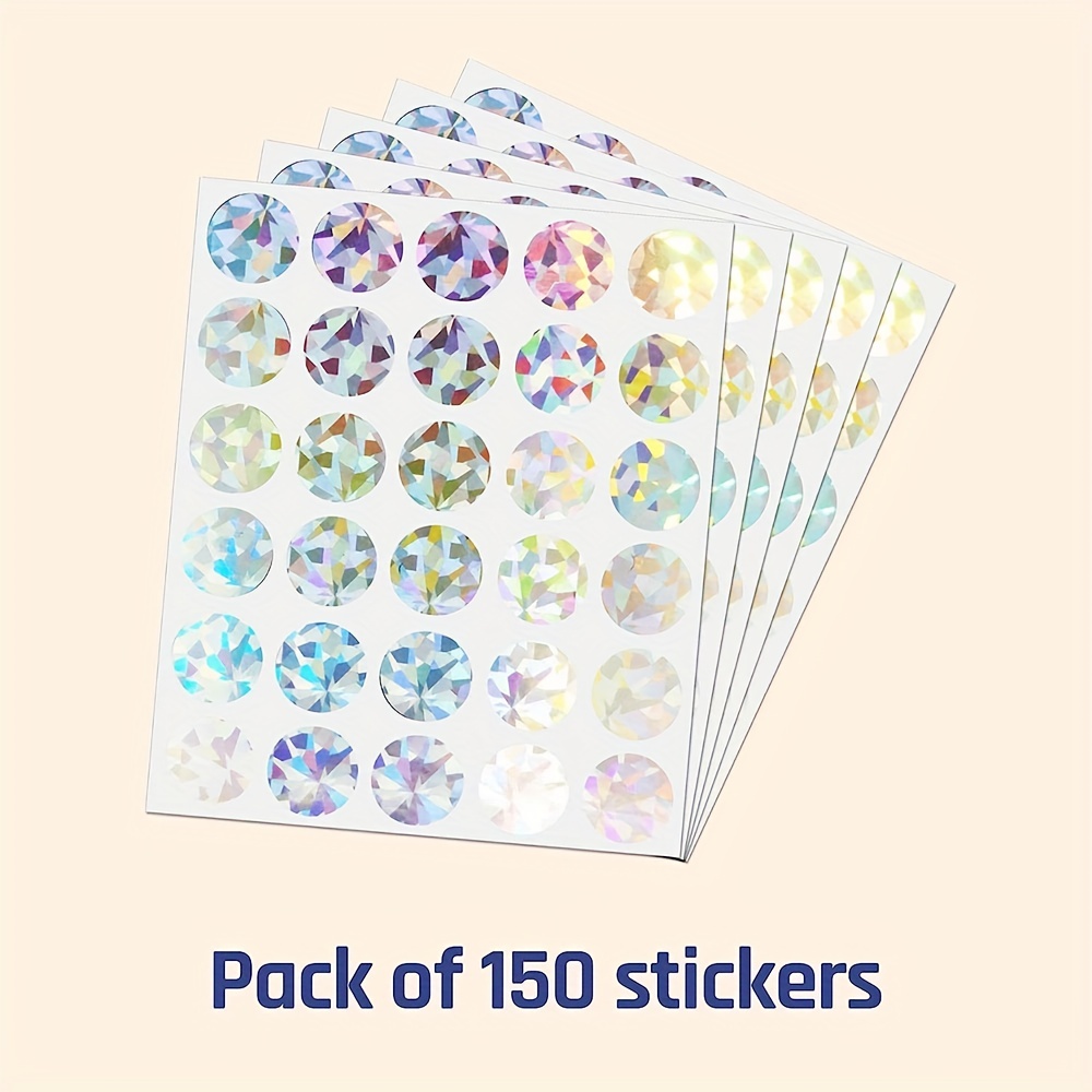 300 Pieces Scratch Off Sticker Round Labels (silver, 1 X 1 Inch Circle)