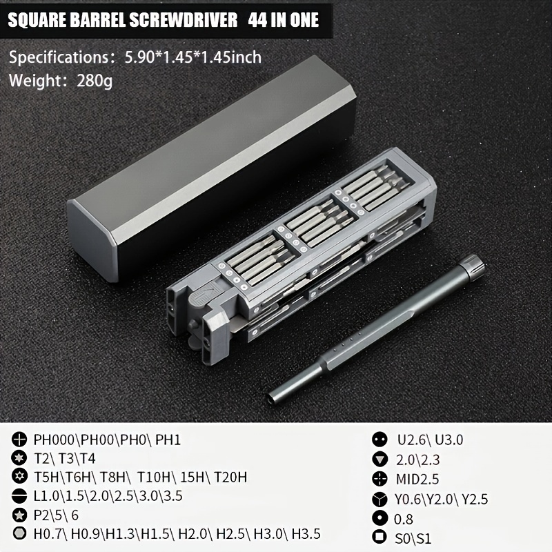 Jeu De Tournevis Multiples De Haute Qualité Avec Embout En Acier S2 De  Précision 115, Tournevis À Main 135/138 En 1 Pour Ordinateur PC Outils De  Réparation De Téléphones Portables De Dropshipping