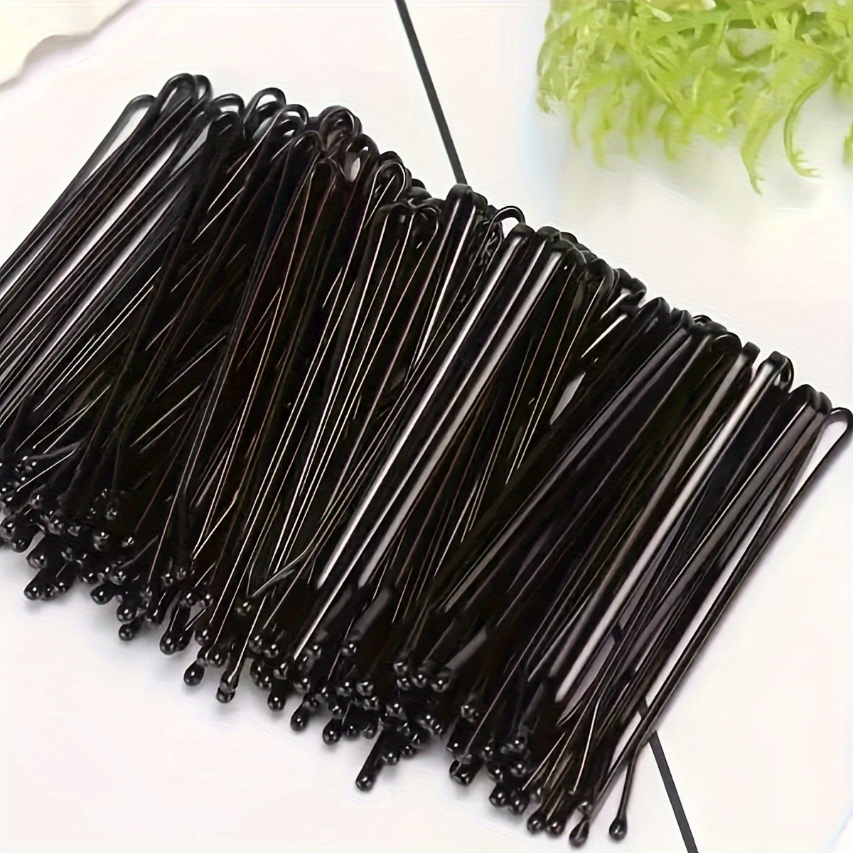 

100pcs Simple Bobby Pins, Hair Pins Hairpins For Women Lady Hair Pin Invisible Wave Hairgrip Barrette
