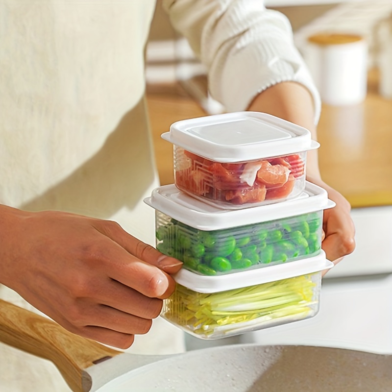 1pc Four Compartment Multifunctional Household Food Container