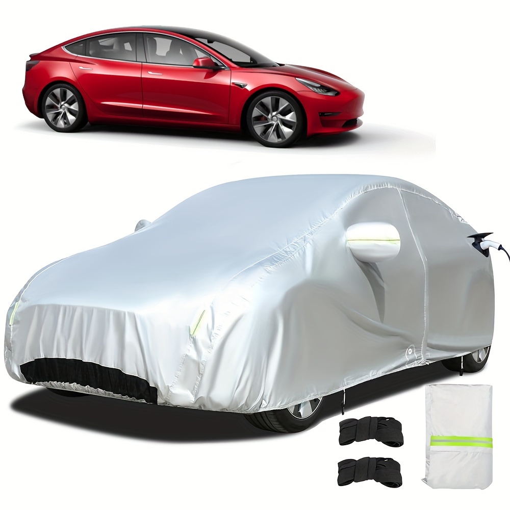 Schwarzes Leder Auto Mittelarmlehne Box Schutzhülle für Tesla Model 3 Y
