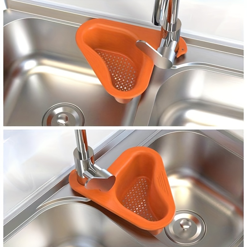 Kitchen Sink Strainer Multifunction Basket Sink Side Storage