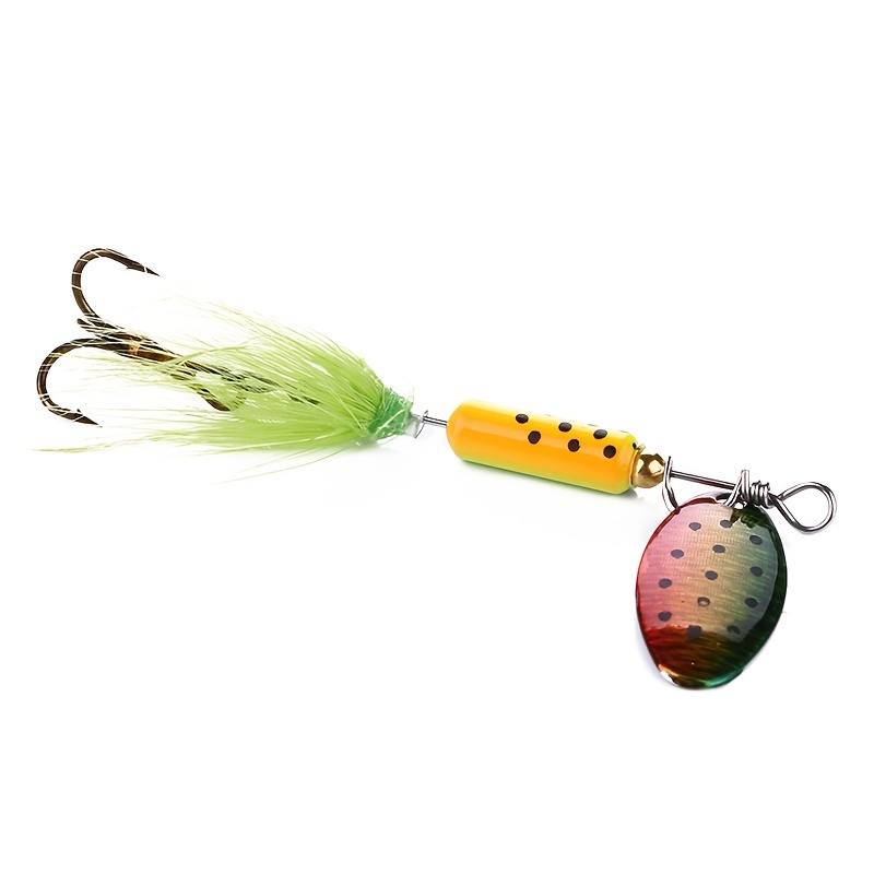 Rooster Tail Spinner Fishing Lure Jig Hook Bait Saltwater - Temu Philippines