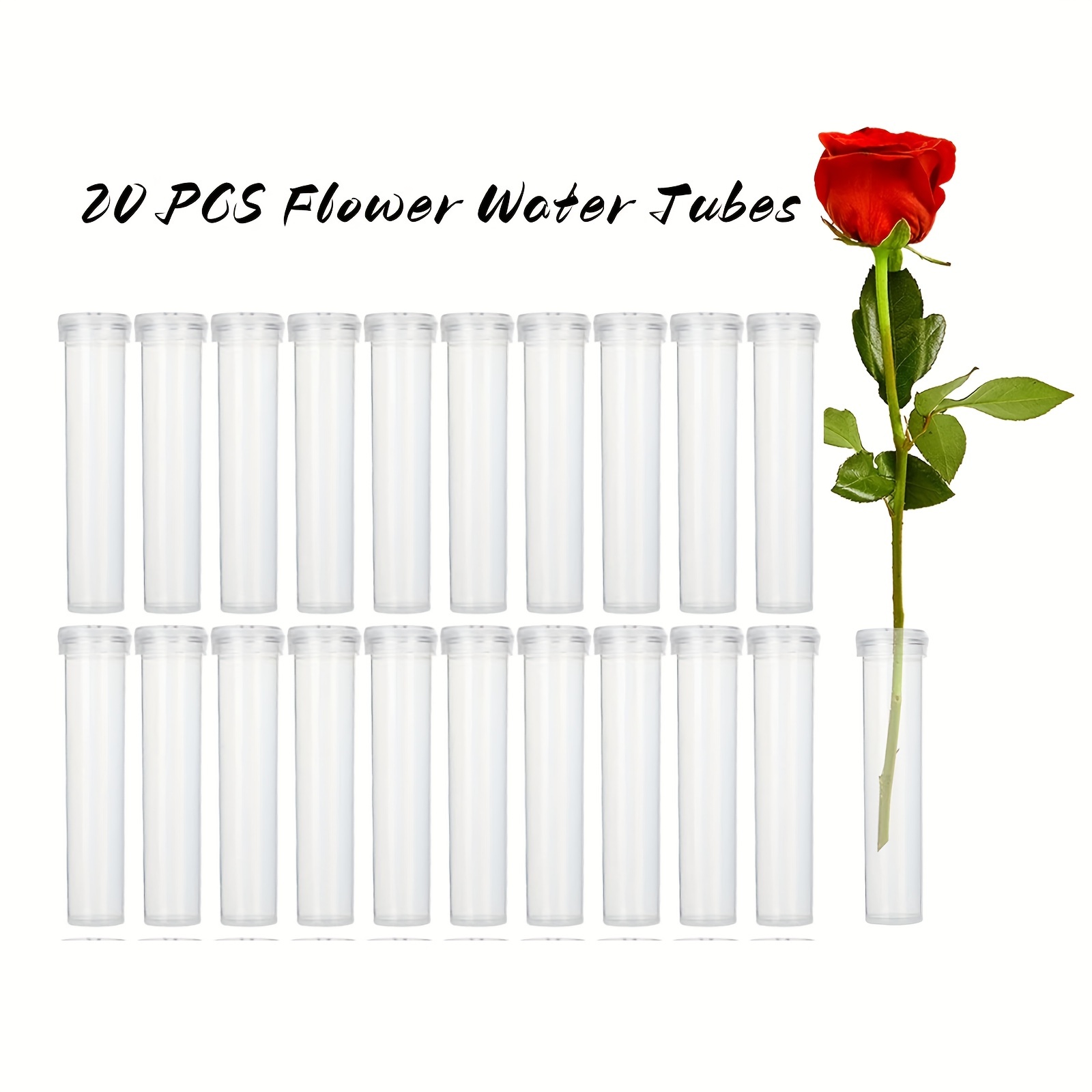 Flower Water Tubes Thickened Large Capacity Plastic - Temu