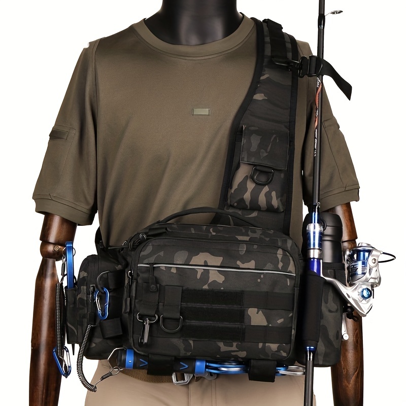 New Camouflage Multifunctional Lure Bag Men's Waist Bag - Temu Australia