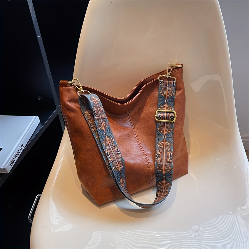 Leather Crossbody Shoulder Strap for Your Tote Bag