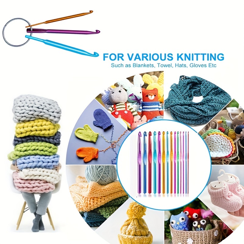 1SET Home Knitting Accessories DIY Knitting Tools Set Crochet Hook