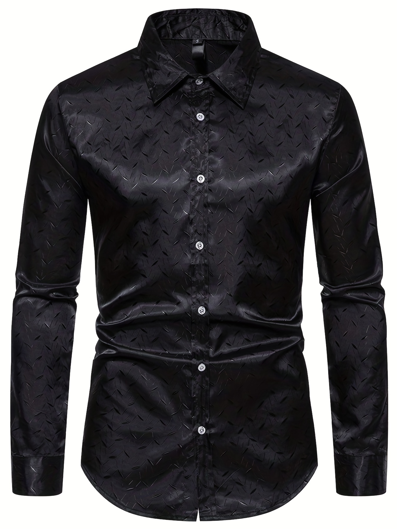 mens shirt top turn down collar long sleeve closure dress shirt casual shirt for men daily clubwear