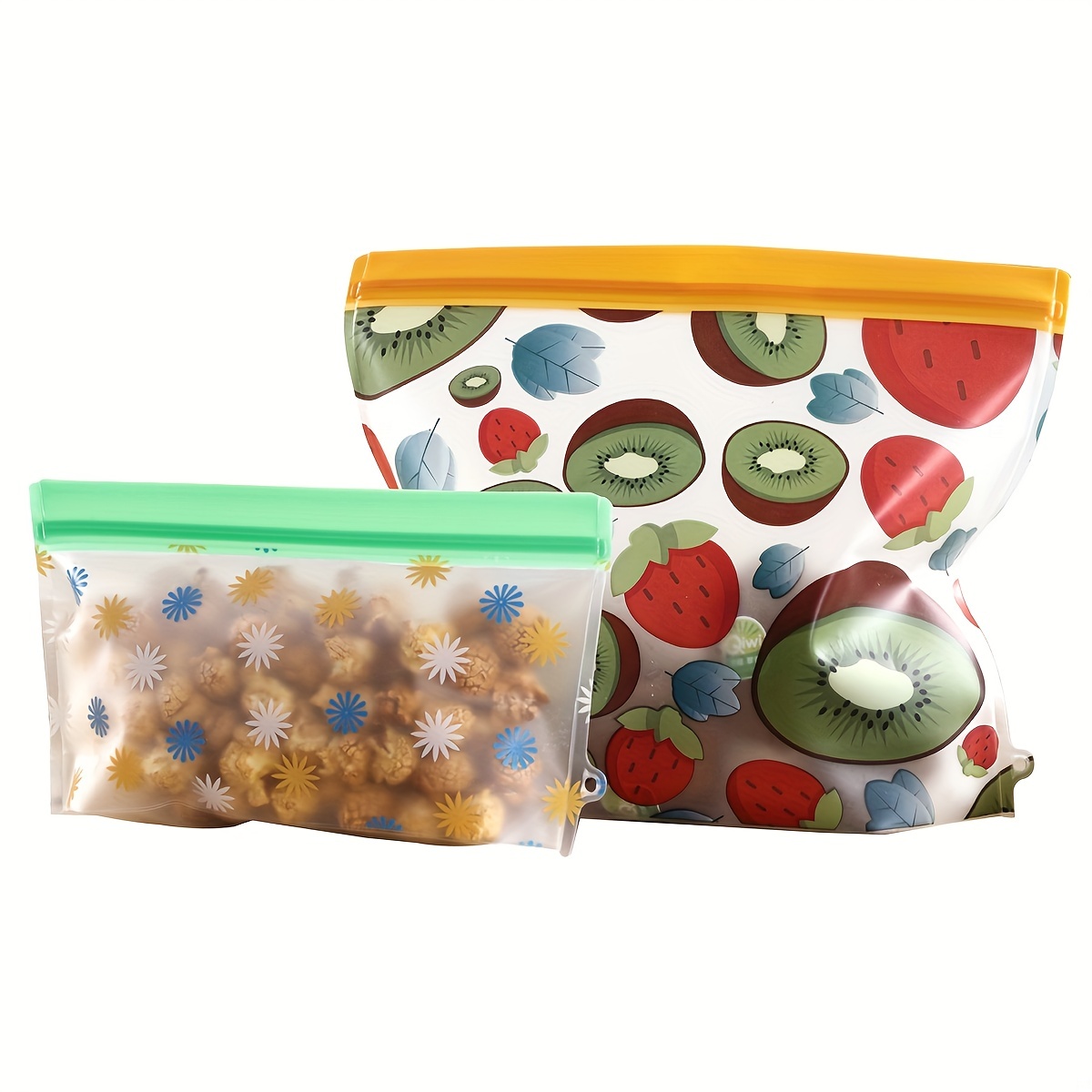 Reusable Food Storage Bag with Zip 3pc Freezer Bag