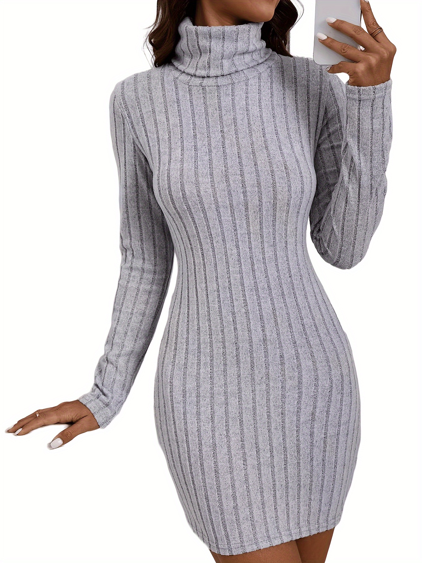 Turtleneck on sale bodycon dress