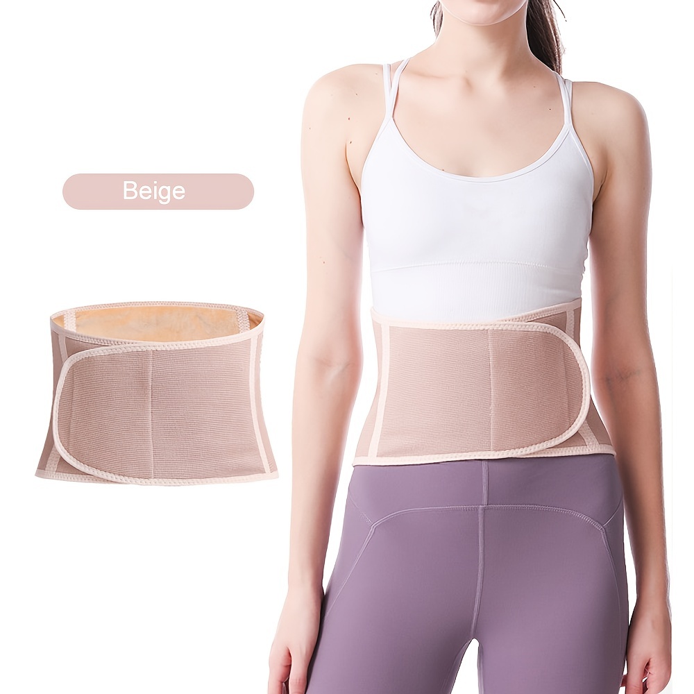 Men Women Winter Thicken Thermal Plush Waist Warmer Lumbar - Temu