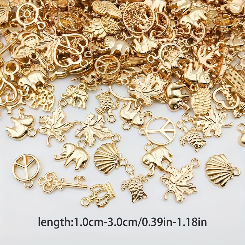 Wholesale Bulk Jewelry Making Charms Gold Plated Enamel - Temu