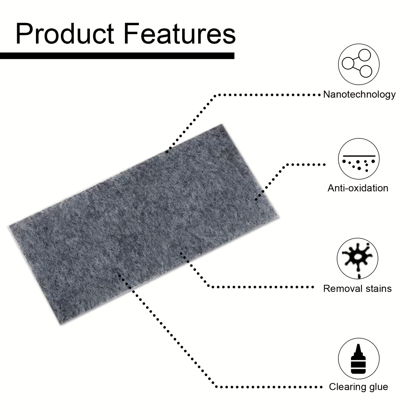 Nano Sparkle Anti-Scratch Cloth For Car Universal Metal Surface Instant  Polishing Cloth Smart Car Surface Scratch Repair Remover