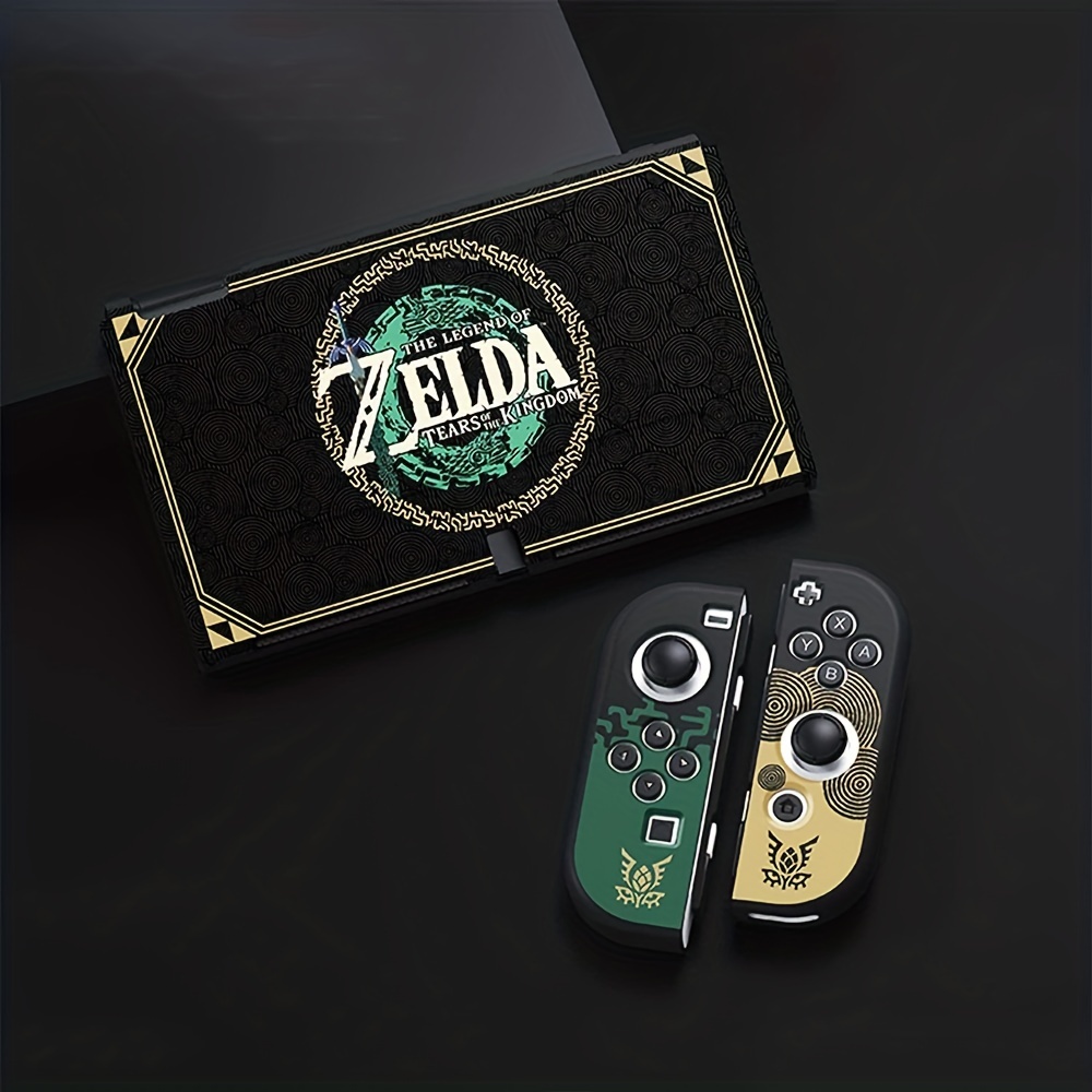 Nintendo Switch OLED Zelda Tears of The Kingdom with Case and