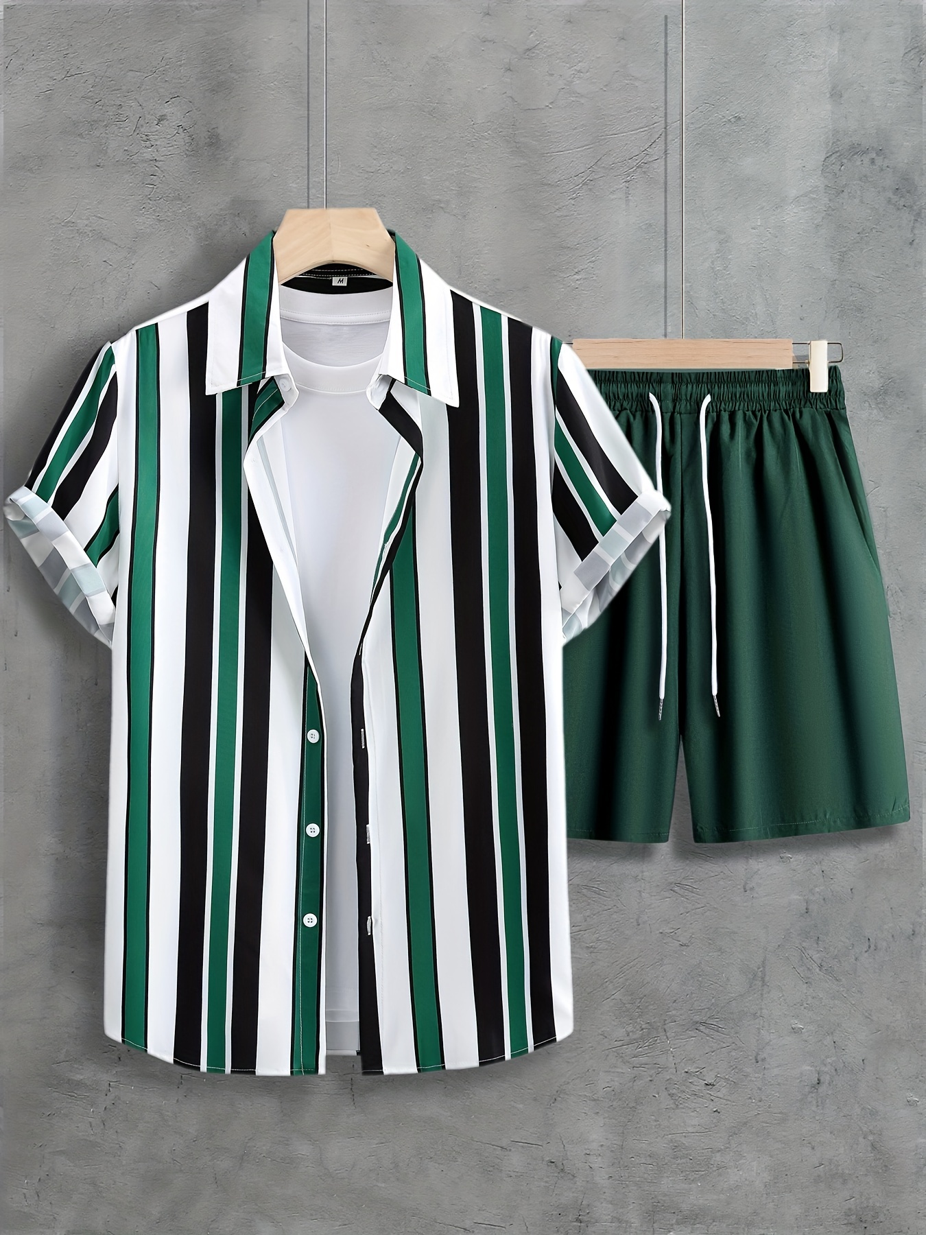 福袋 売れ残り men's summer short men's trendy casual shirt suit sleeve Clothing