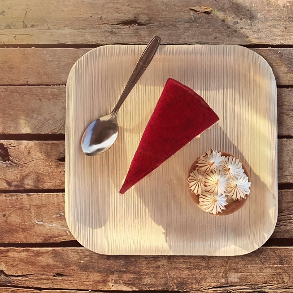 Acheter Assiette à Dessert jetable en forme de bateau, pratique,  polyvalente, faite à la main, fournitures de cuisine, plateau à collation,  50 pièces