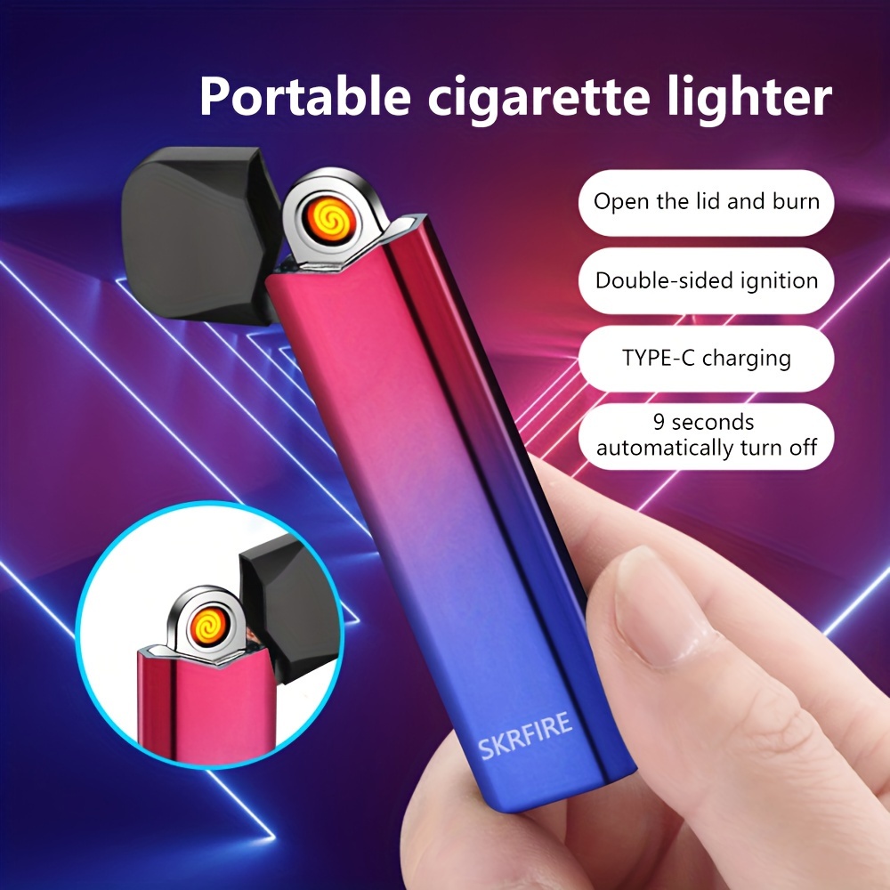 Usb Rechargeable Mini Lighter, Tungsten Safety Lighter, Portable Fast  Charging Plasma Lighter, Gifts For Friends And Family Surprisingly Useful  Household Items, Multi-color Available, Household Gadget, Christmas Gifts,  Halloween Gifts - Temu