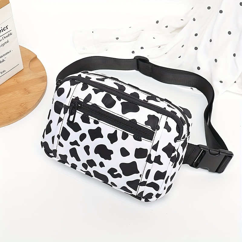 Leopard Pattern Chest Bag, Zipper Fanny Pack, Waist Bag Phone Bag For  Outdoor Sports - Temu