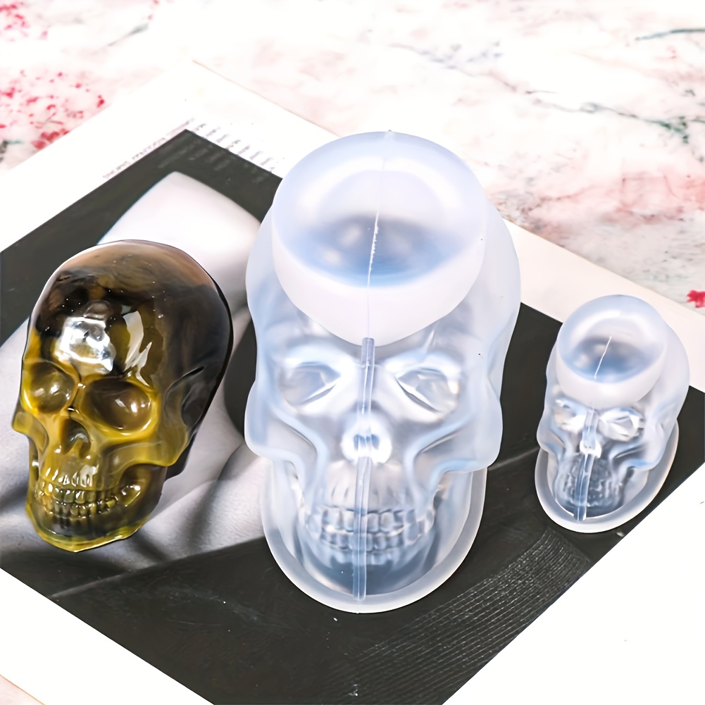 3D Skull Silicone Mold, Silicone Mold, Resin Mold, Cake Mold, Chocolat –  LightningStore