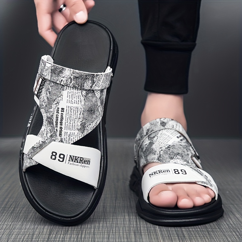Men's Non Slip Sandals Quick Drying Beach Shoes Summer