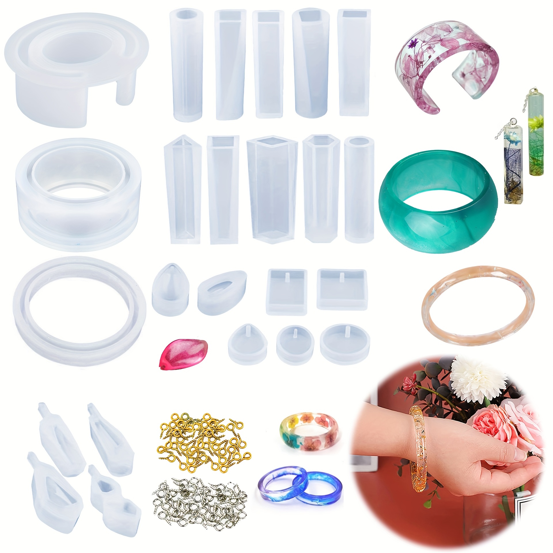Resin Ring Molds Silicone, Silicone Molds For Epoxy Resin, Resin