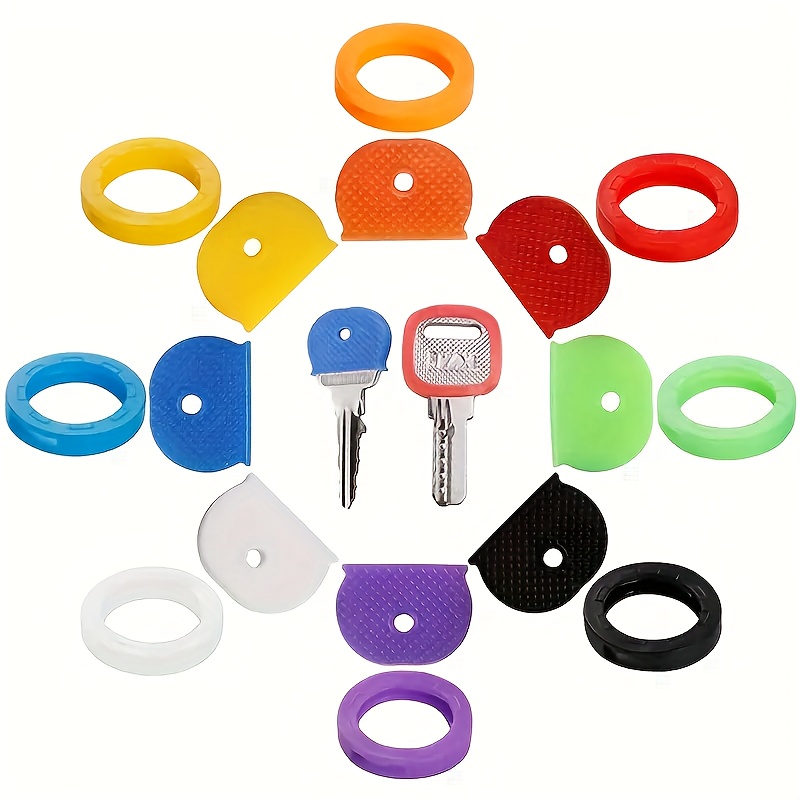 

16pcs Color- Key Rings For Easy Identification & Organization