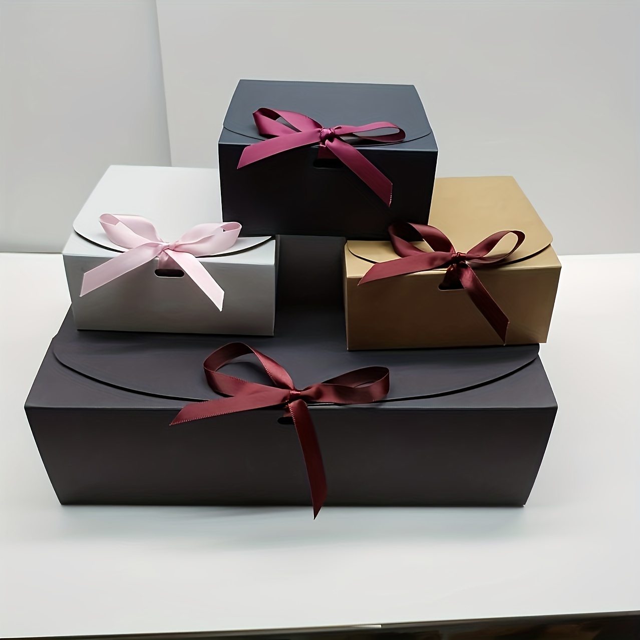 Scatola regalo a forma di cuore con nastro a fiocco regali di san valentino  scatole per imballaggio regali a sorpresa per l'anniversario decorazioni di  nozze - AliExpress