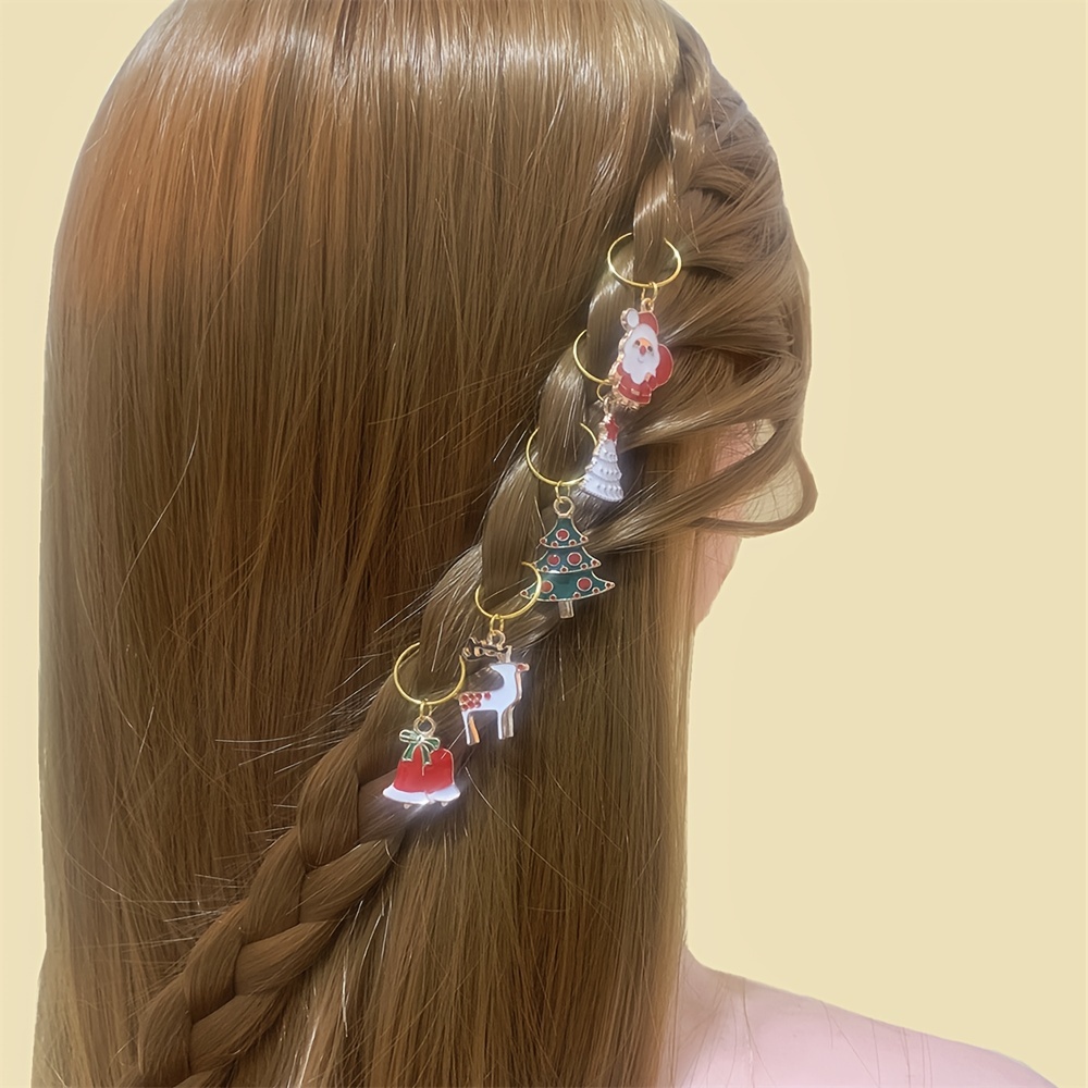 Gold Hair Beads  Hair beads, Gold hair, Christmas hair accessories