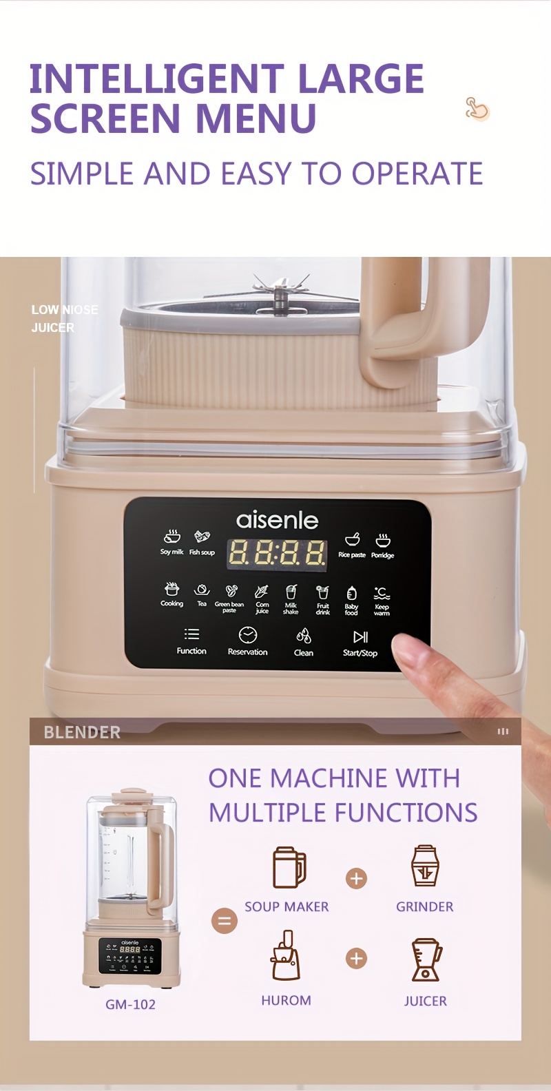 Silent Blender Machine Household Multifunctional Filter free - Temu Japan