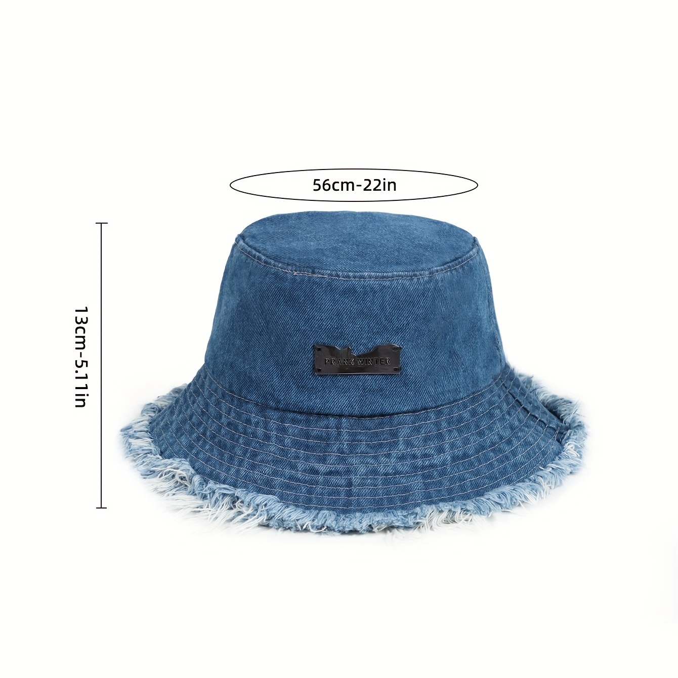 Bucket Hat For Ladies Vintage Denim Bucket Hats Women Fisherman