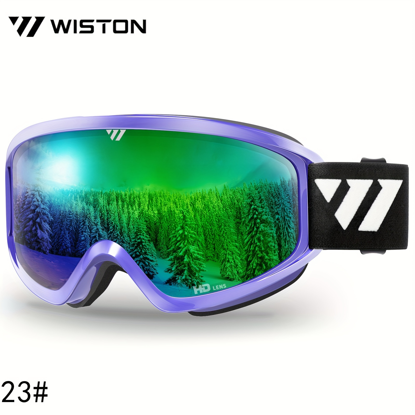  WISTON Ski Goggles - OTG Snow/Snowboard Goggles for