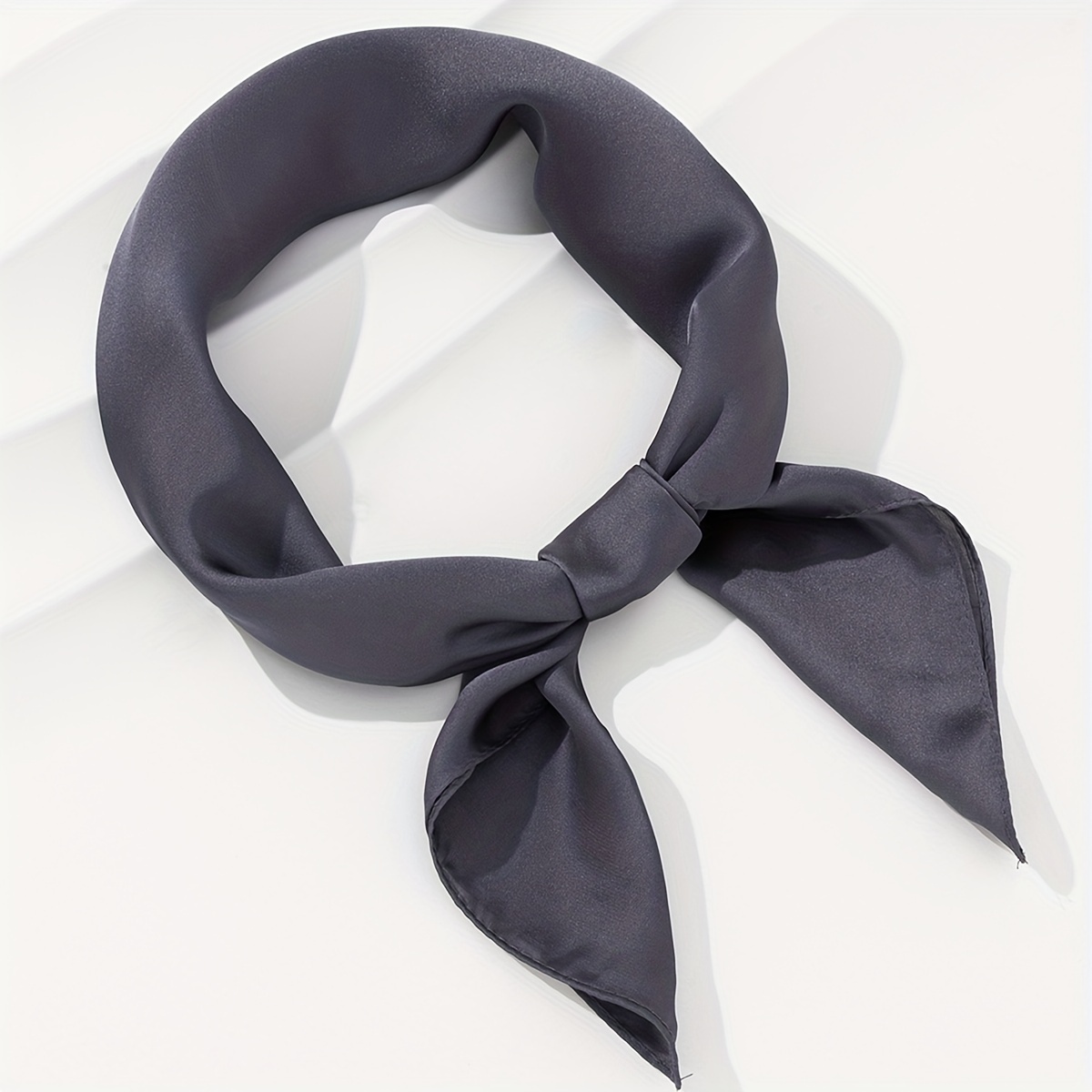 Plain black silk on sale scarf