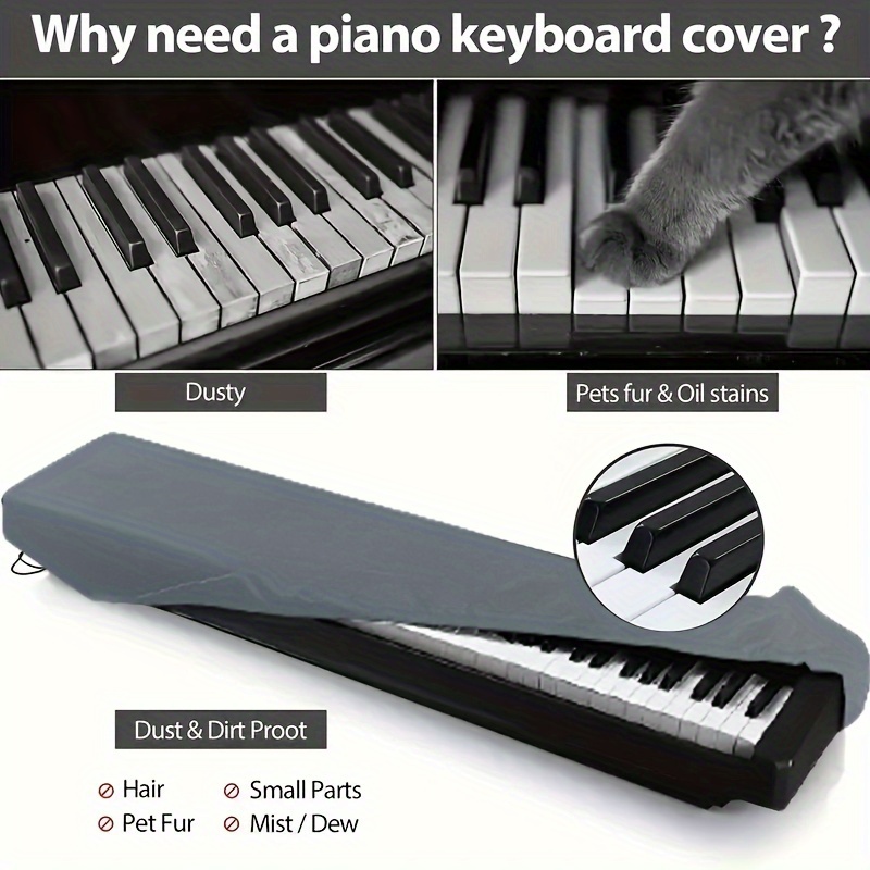 Housse de clavier de Piano housse anti-poussière pour Piano numérique