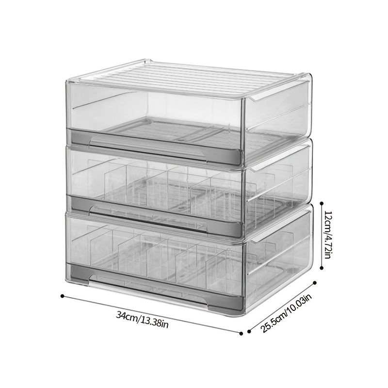 1/16/ Underwear Drawer Storage Basket Plastic Hanging - Temu