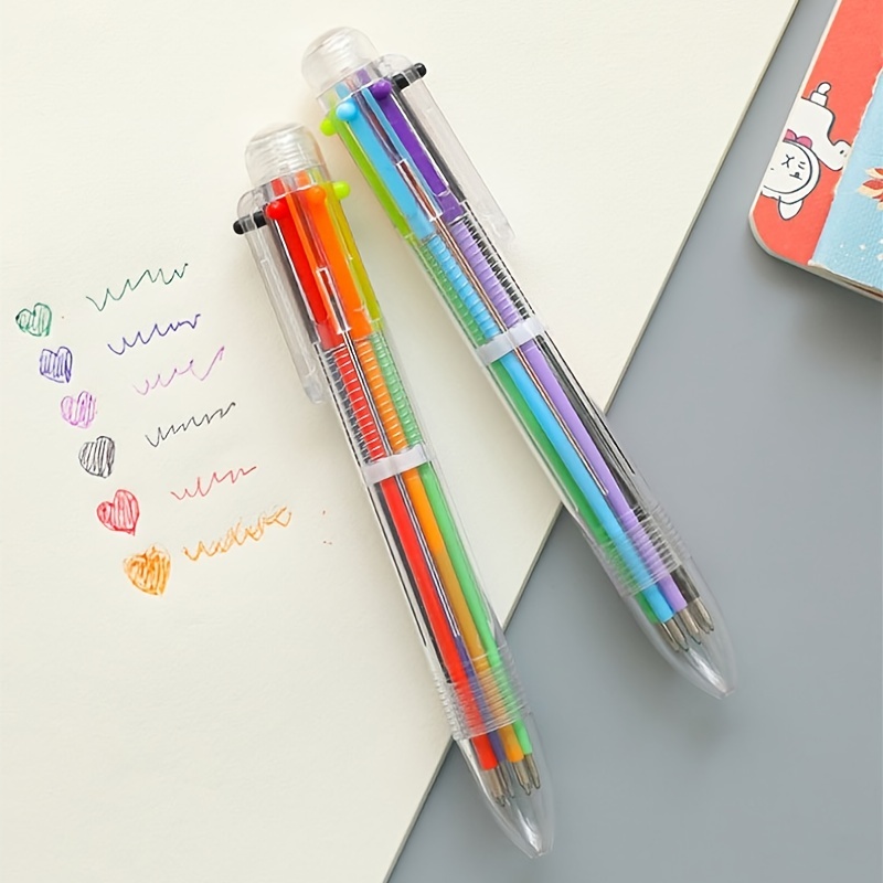 Wholesale Multicolor Retractable Cute Ballpoint Pens With 0.5mm