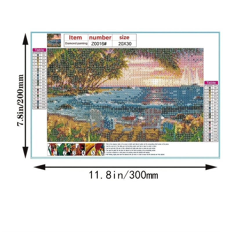 5D Diamond Painting Stitch in the Sand Kit