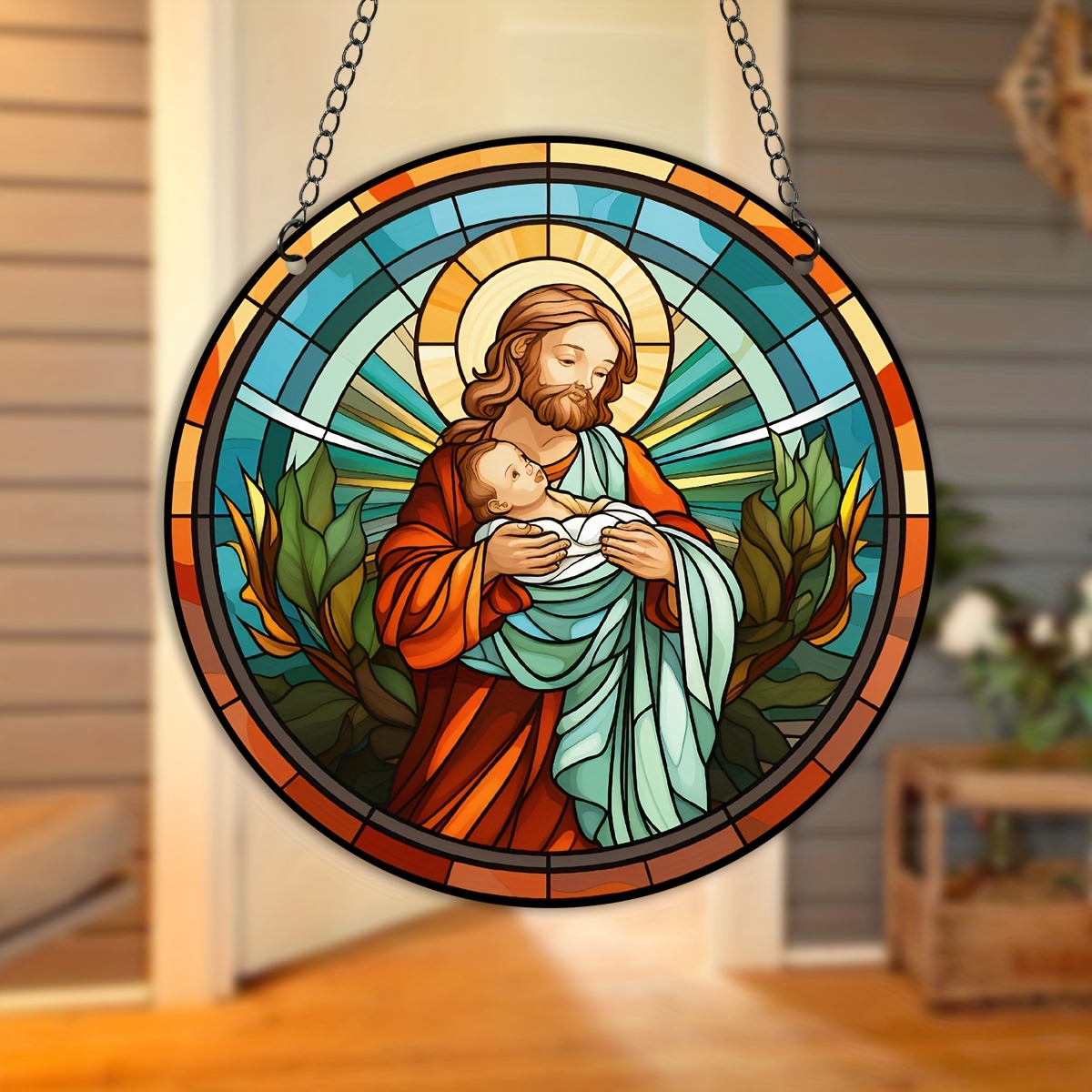 Resurrection Stained Glass Suncatcher – Fete