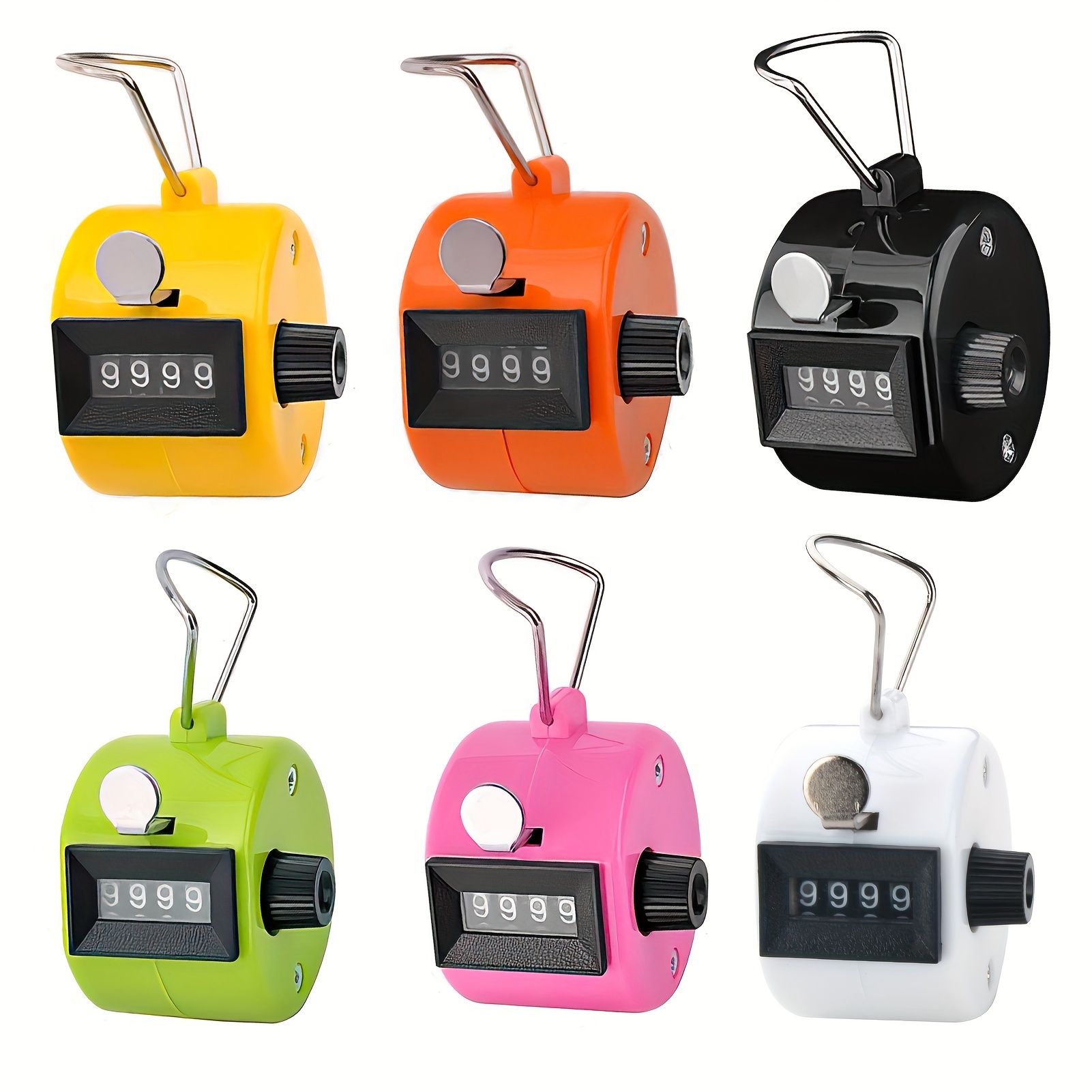 Metal Hand-held Ricer Counter Clicker: 4-digit Manual Mechanical Counter  For People & Pitch Counting - Temu