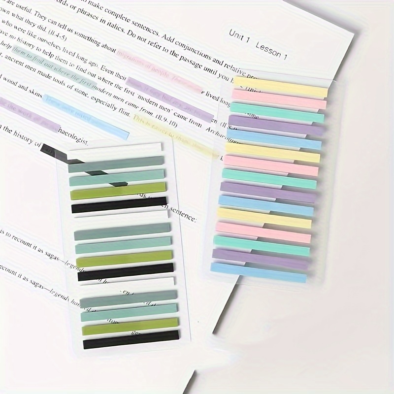 Stickers Extremely Thin Long Strip Index Stickers Sticky - Temu